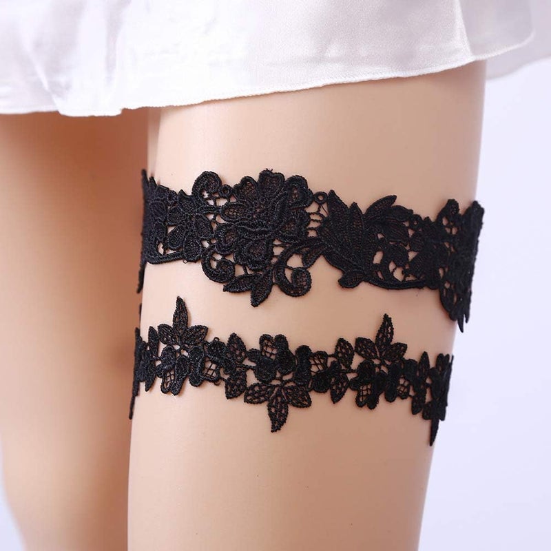 WAMSOLE Lace Bridal Garter Belt - White Wedding Garter Accessory - Image 3